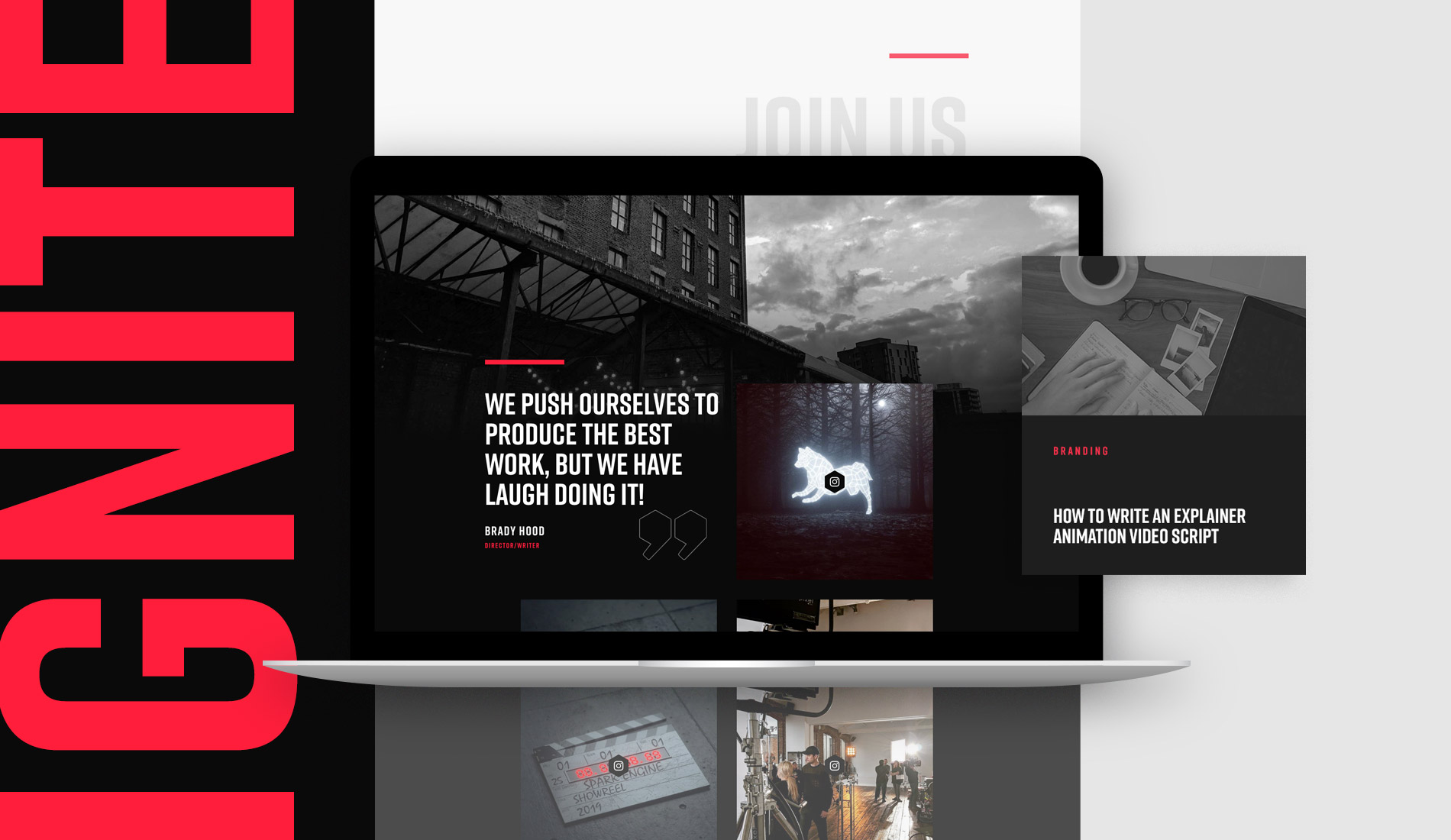 Spark Engine is a custom Wordpress theme and brand designed by London web design agency Fhoke.