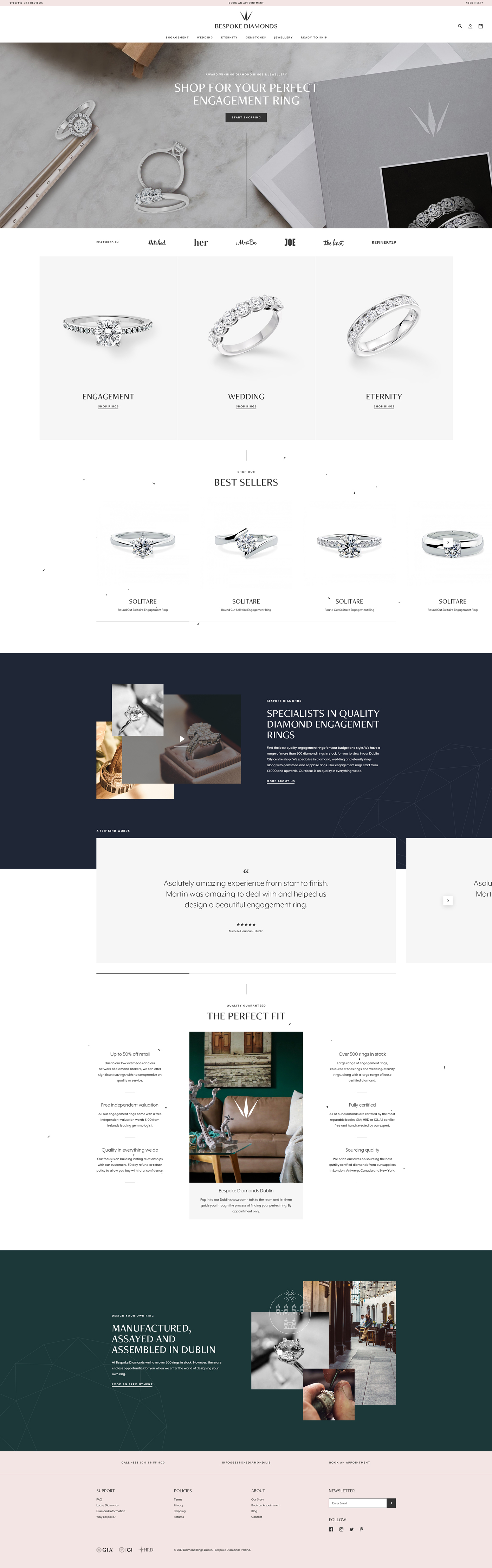Bespoke Diamonds Dublin Ireland