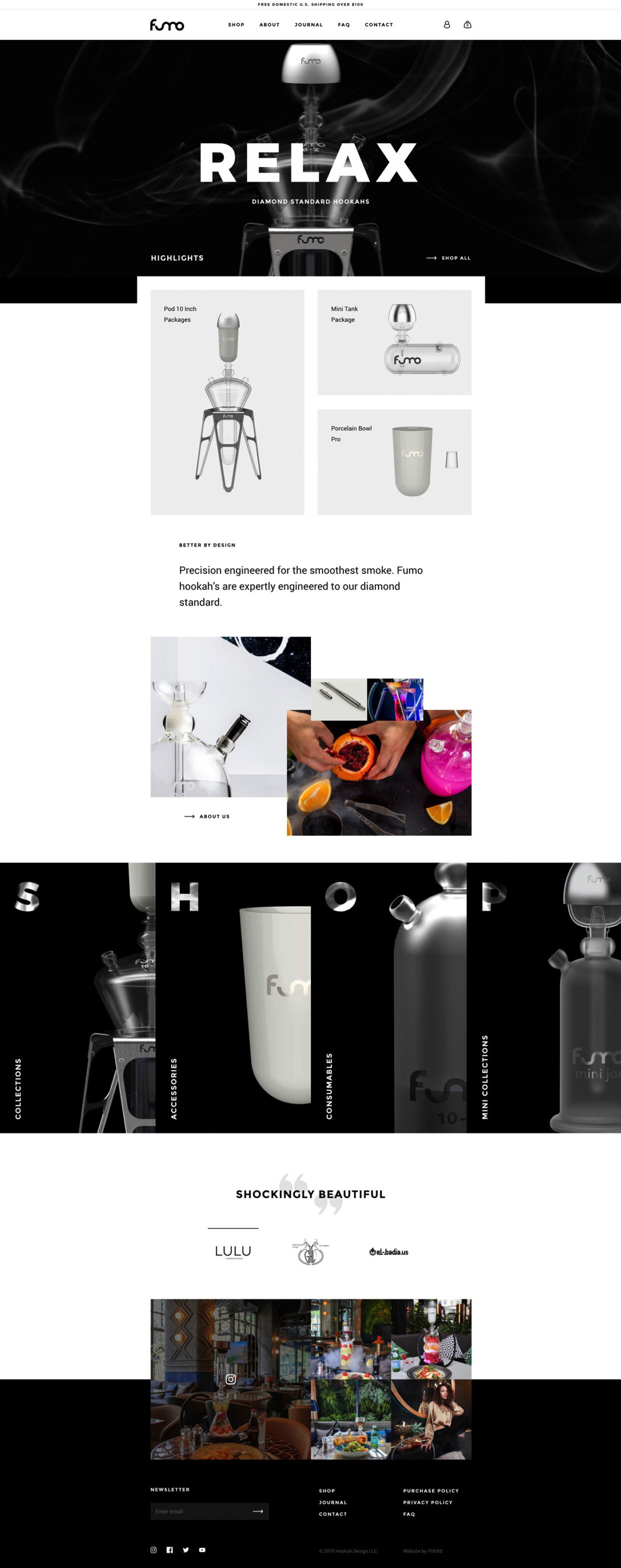Fhoke Design Fumo Design WooCommerce Website