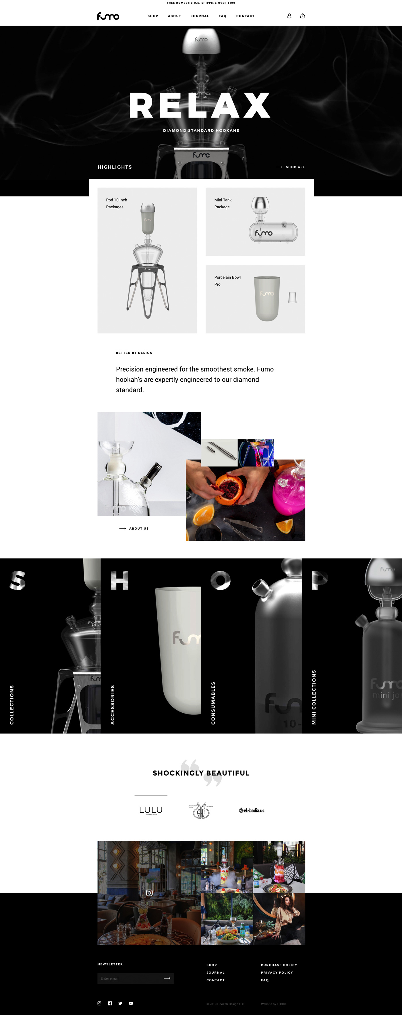 Fhoke Design Fumo Design WooCommerce Website