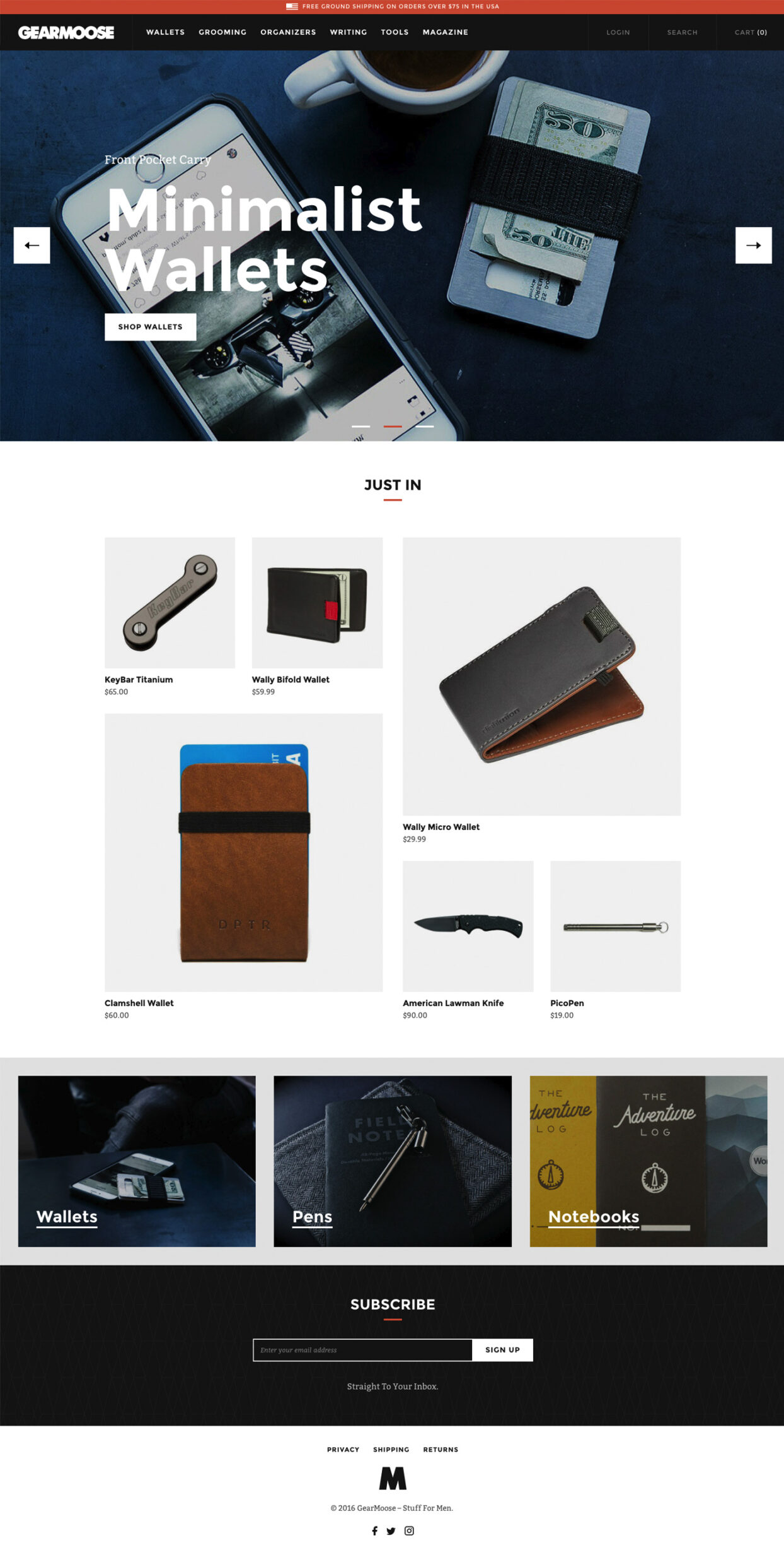 Fhoke Design GearMoose Shopify Website