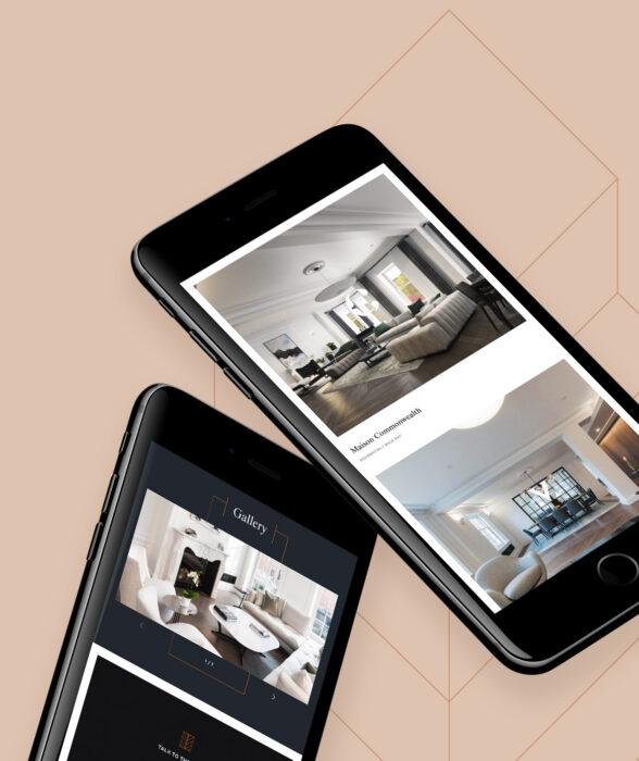 Chevron Partners a custom WordPress theme designed by London web design agency Fhoke