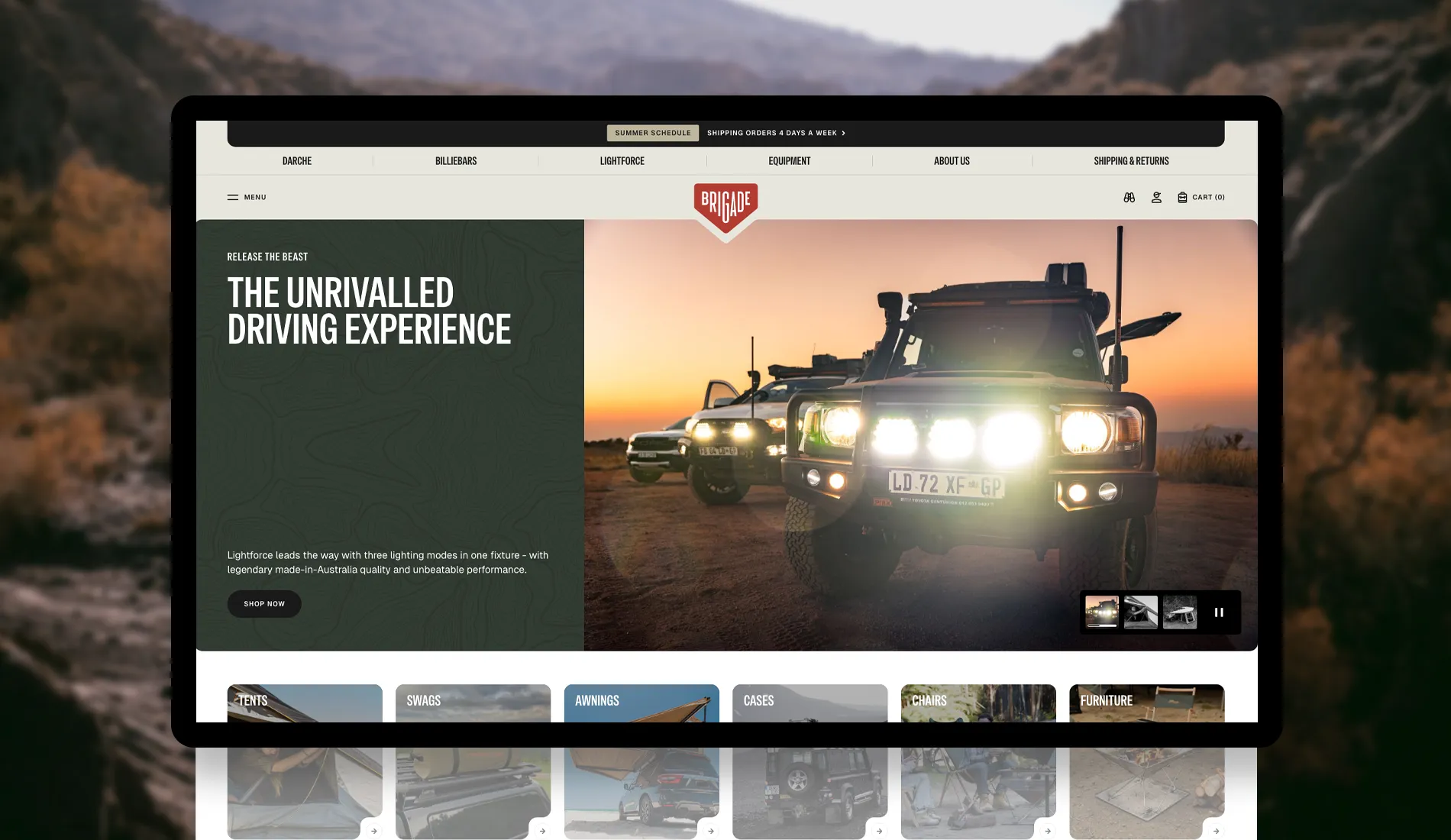 Brigade Overland Shopify Theme by Fhoke
