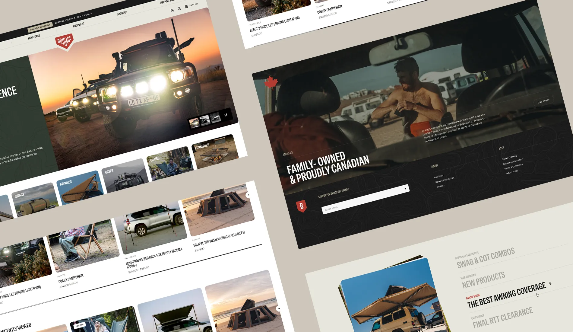 Brigade Overland Shopify Theme by Fhoke