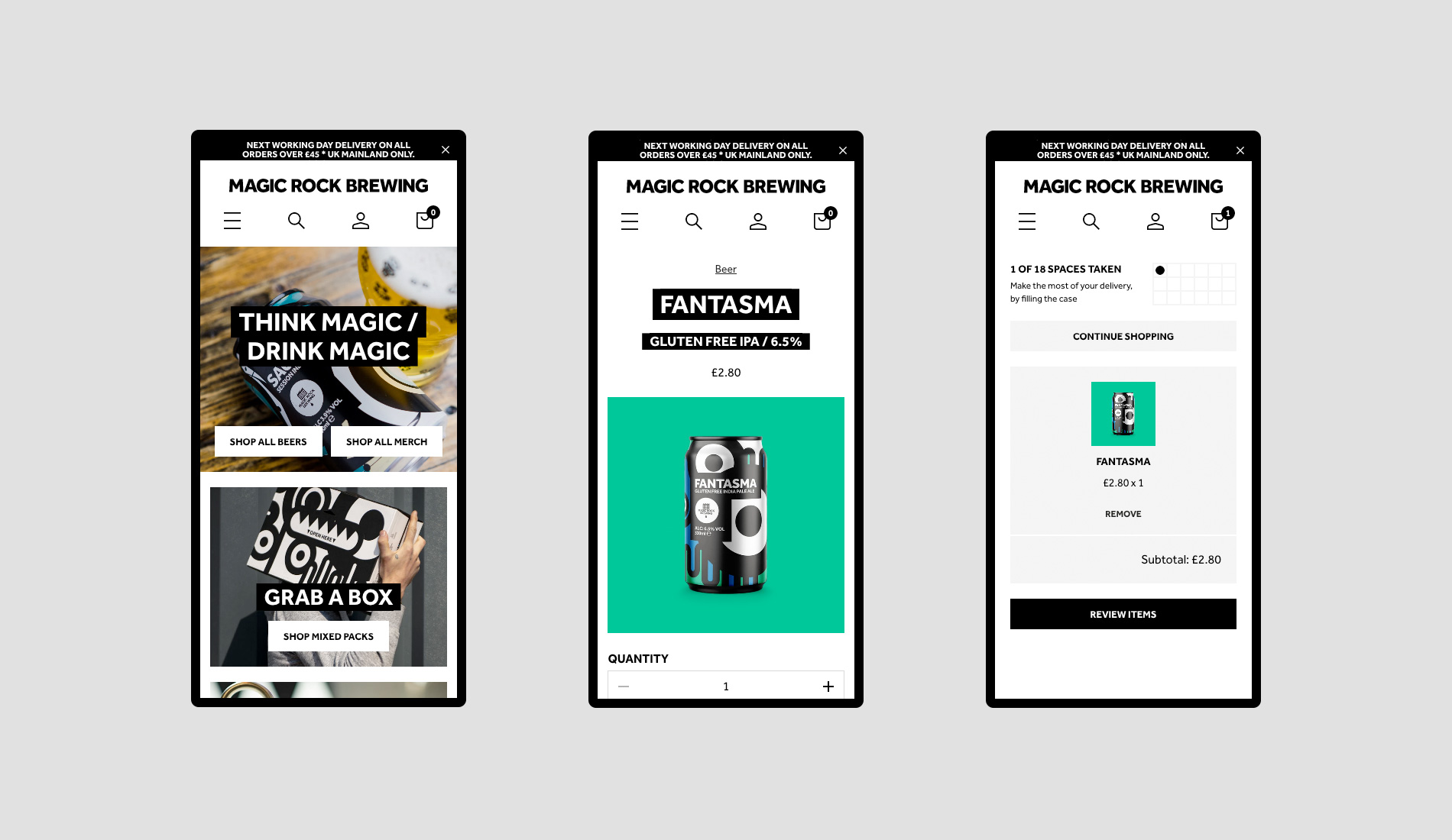 Magic Rock Brewing Shopify Site by London Shopify agency Fhoke