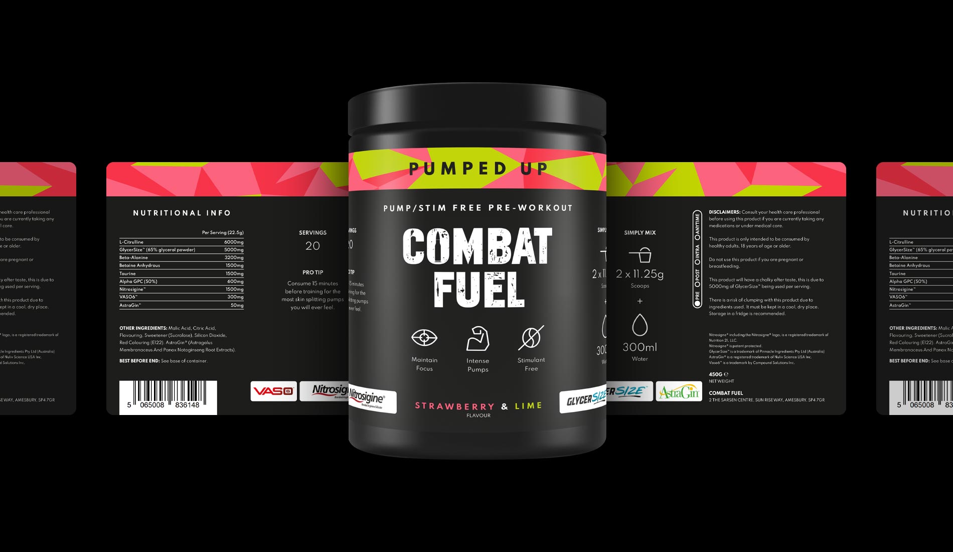 Combat Fuel supplements WooCommerce store by London WordPress agency Fhoke