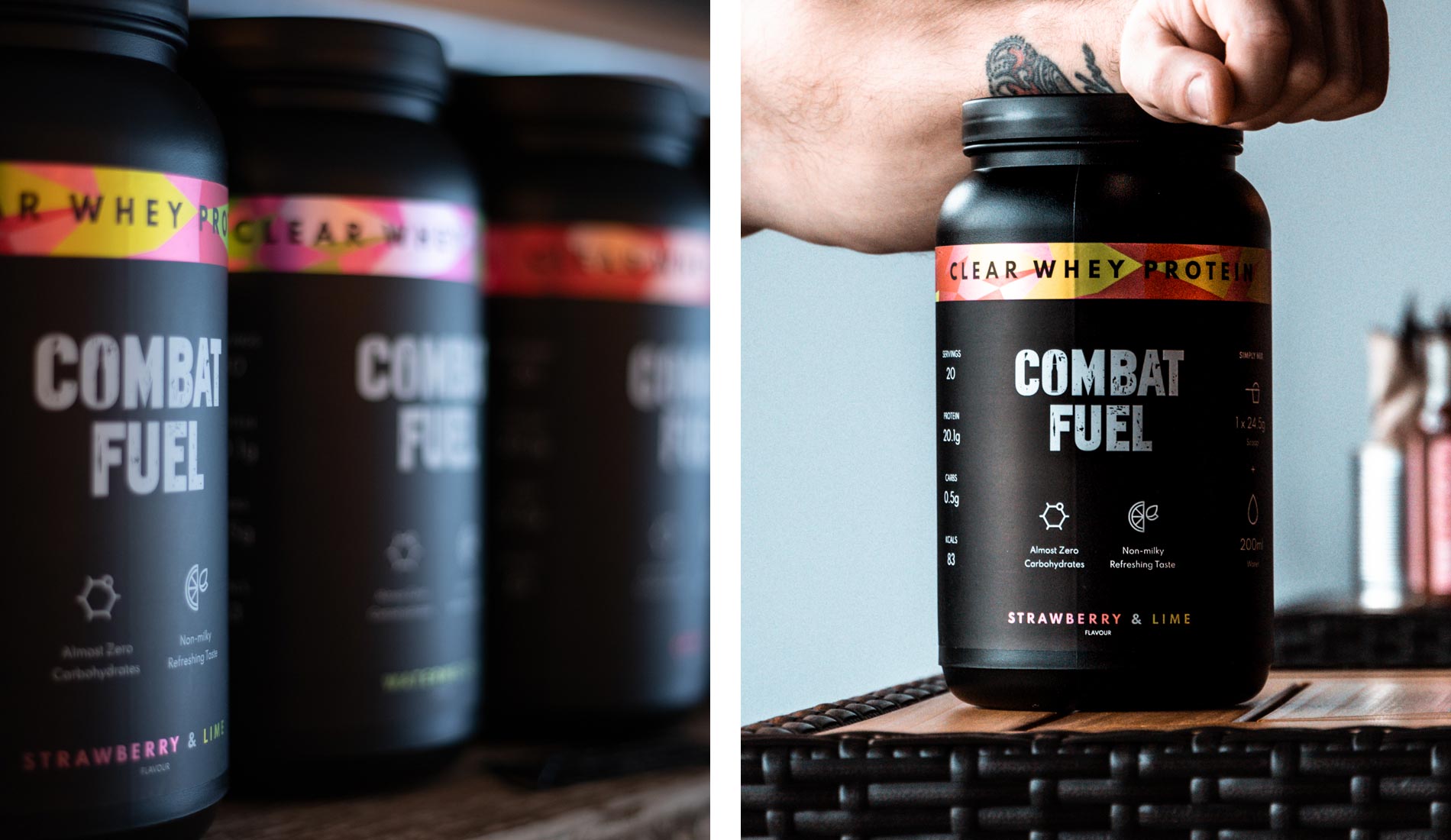 Combat Fuel supplements WooCommerce store by London WordPress agency Fhoke