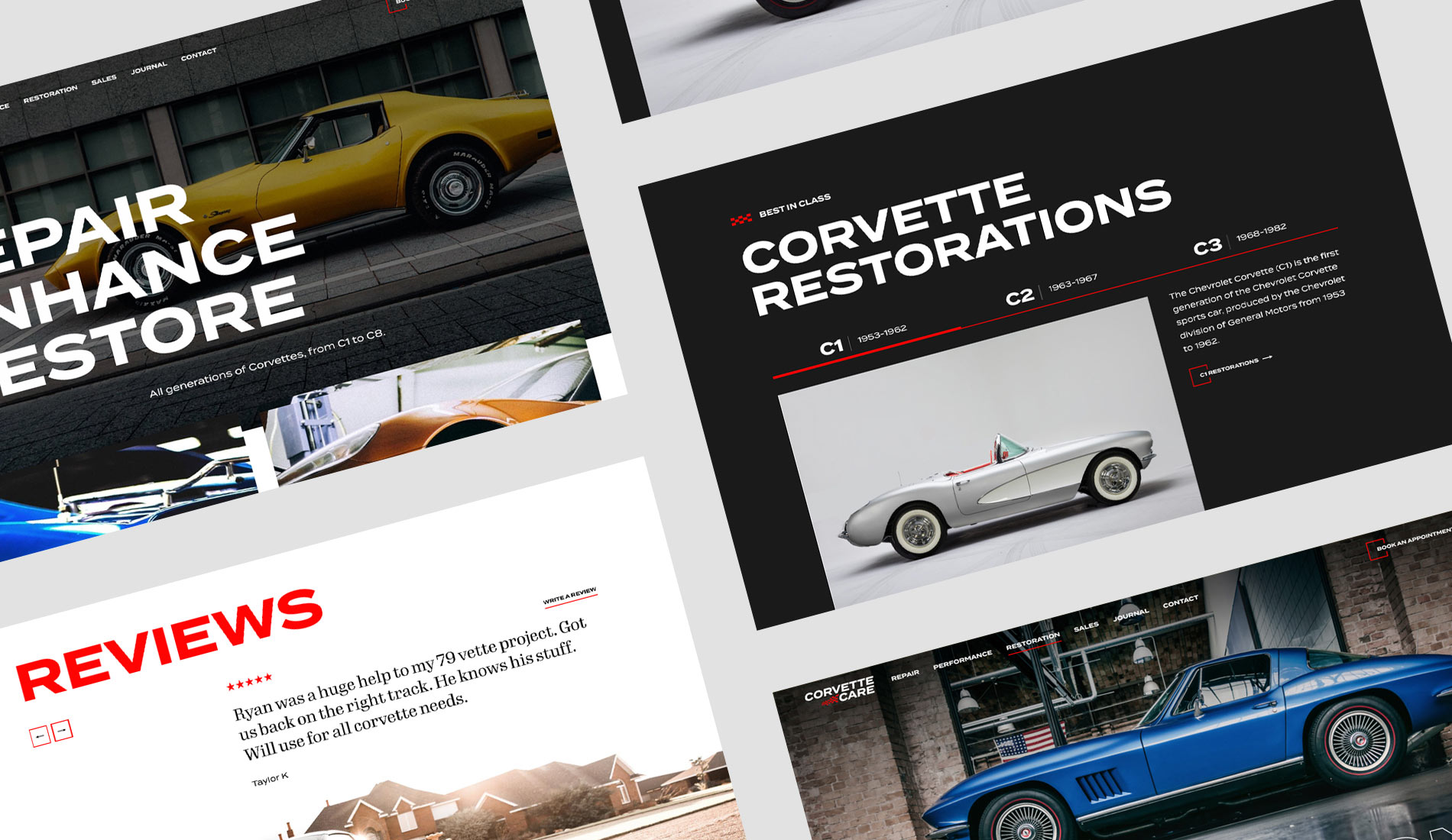 Corvette Care Wordpress Website Design by London WordPress agency Fhoke