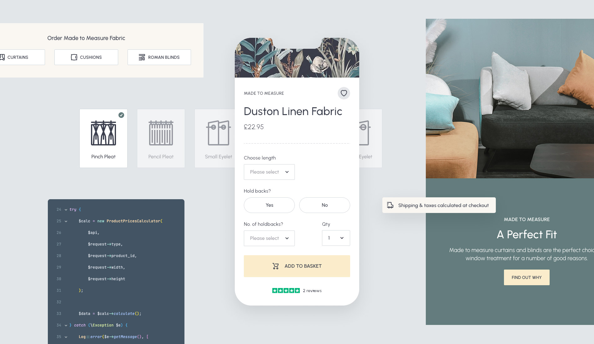 Made To Measure Laravel Shopify App by London Laravel agency Fhoke