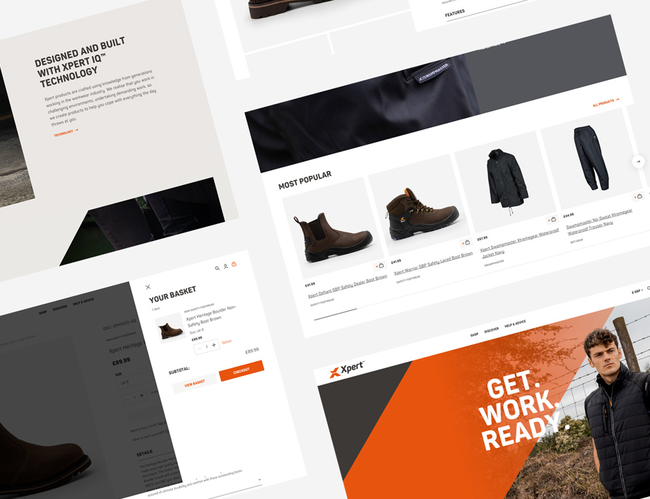 Xpert Workwear WooCommerce store designed by WooCommerce agency Fhoke