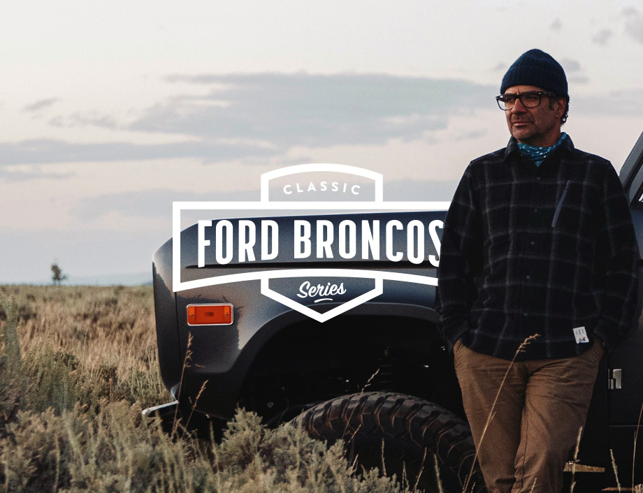 Classic Ford Broncos designed by London web design agency Fhoke.