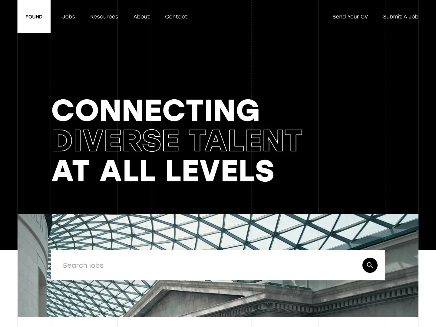 FOUND Careers London recruitment agency website design by Fhoke