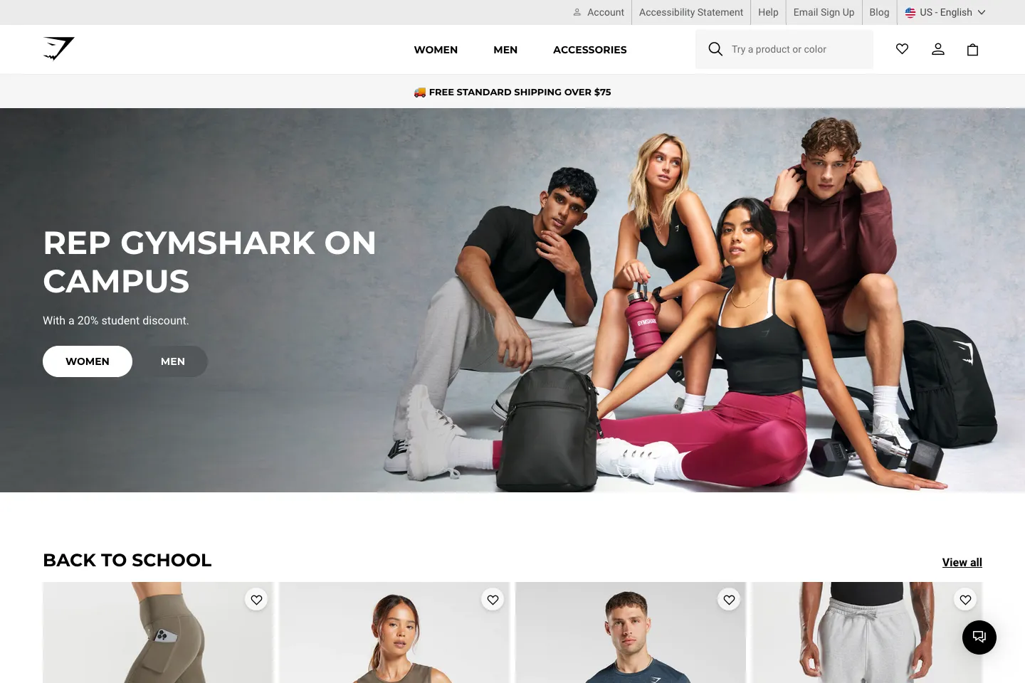 Gymshark website