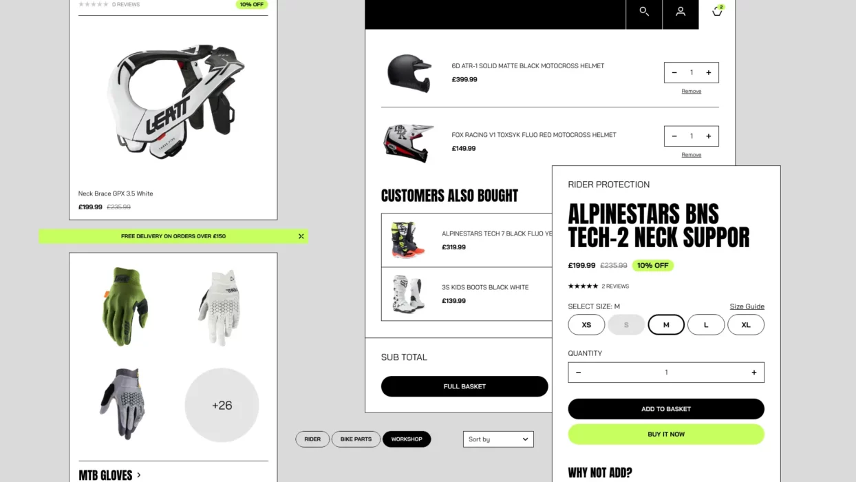 Garland Powersports User Interface Design