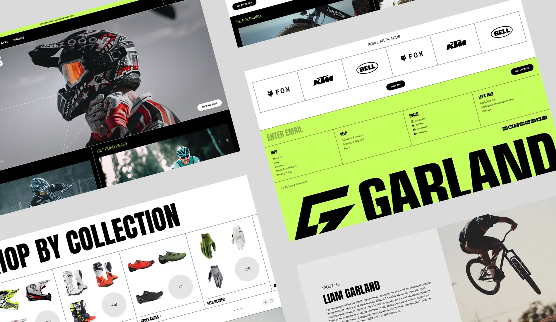 Garland Powersports Shopfiy Design and Development