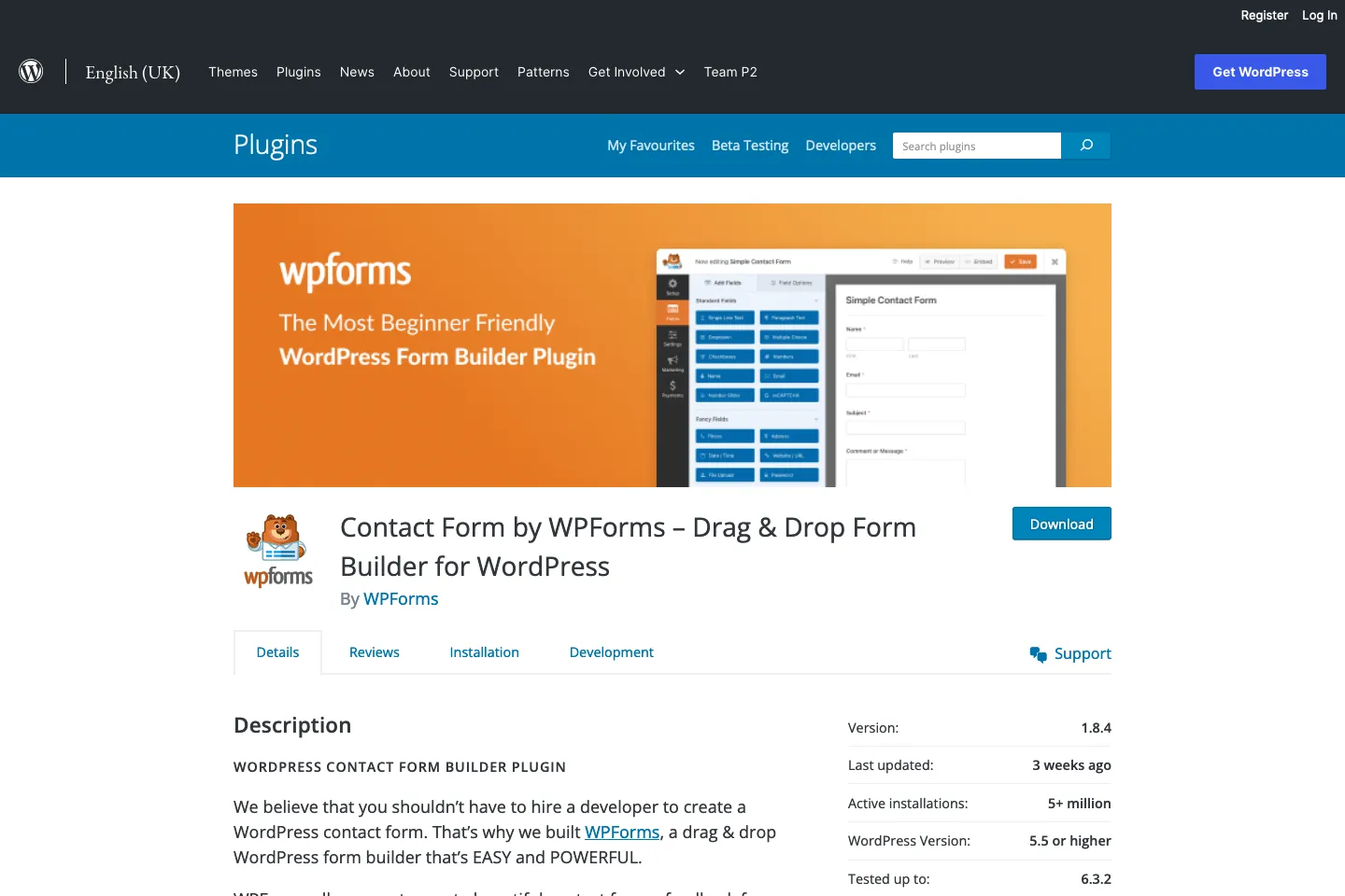 WPForms Lite for WordPress