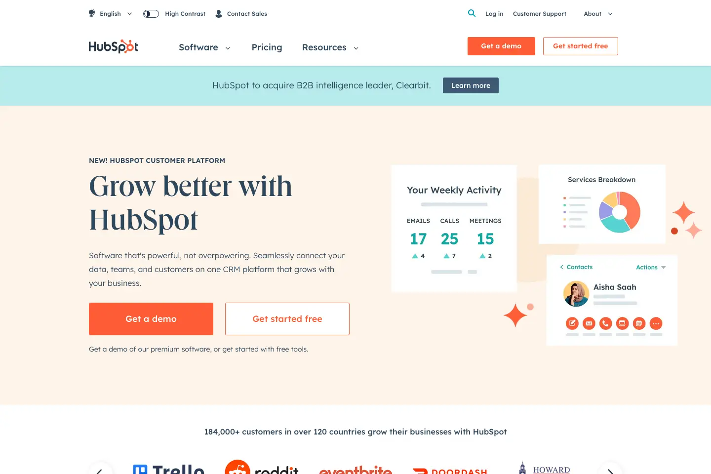 HubSpot CRM Website