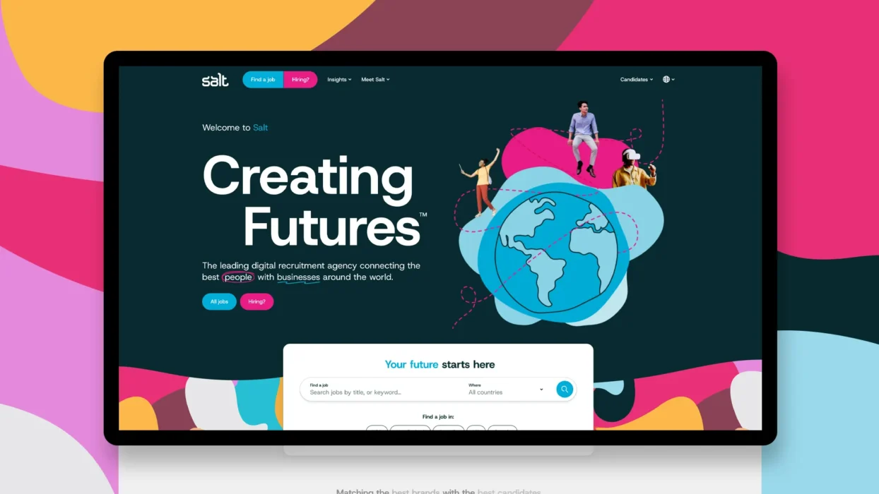 Salt Recruitment Website Design