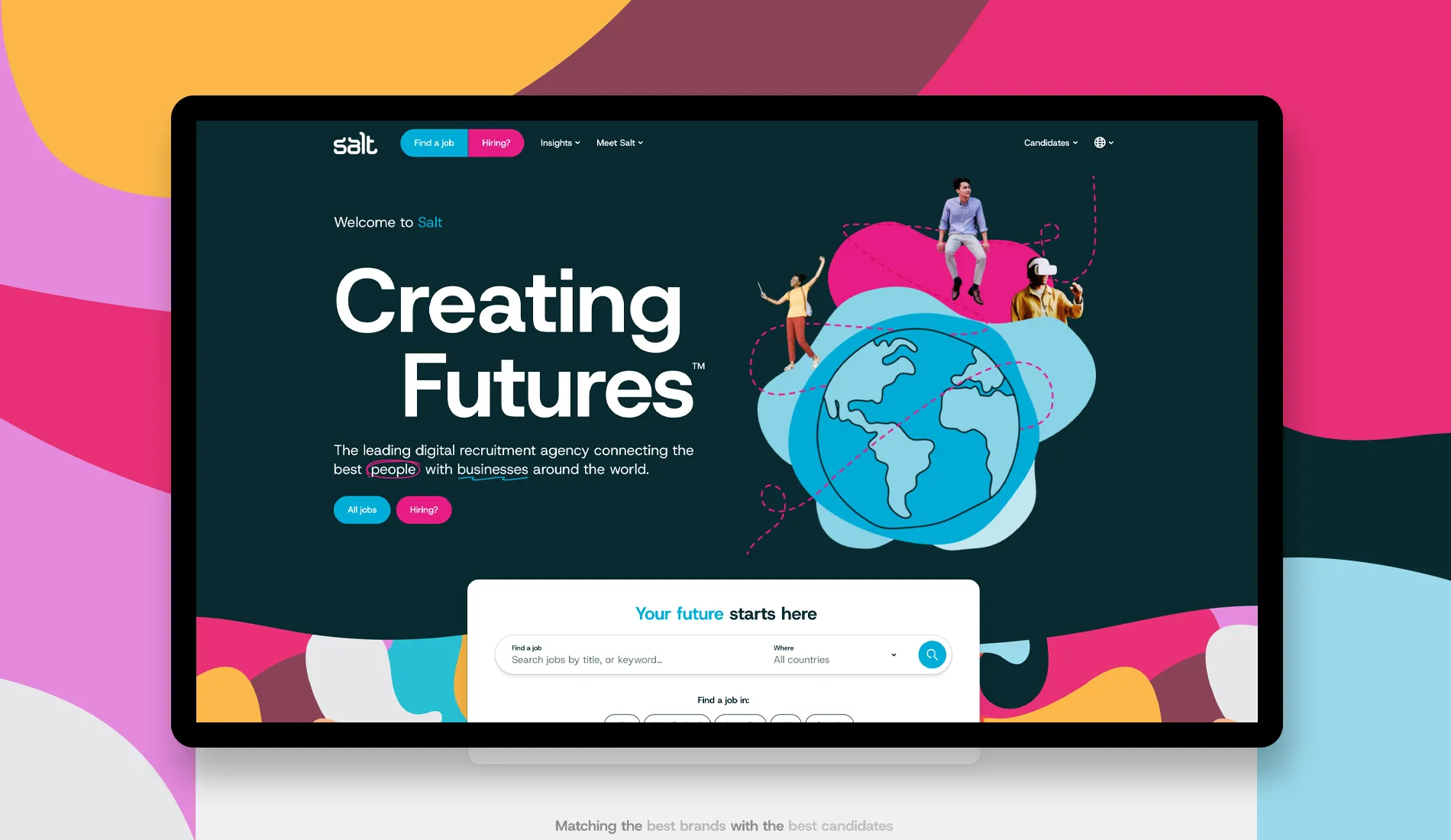 Salt Recruitment Website Design