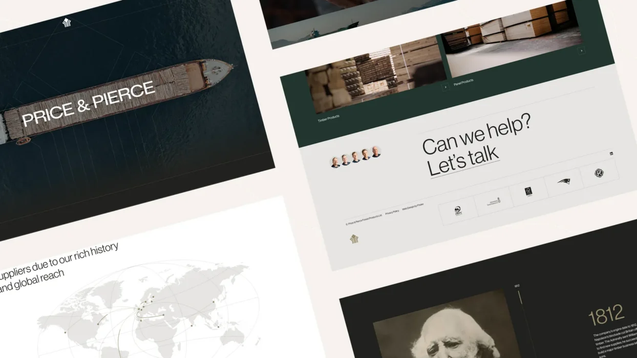 Price & Pierce Website Design
