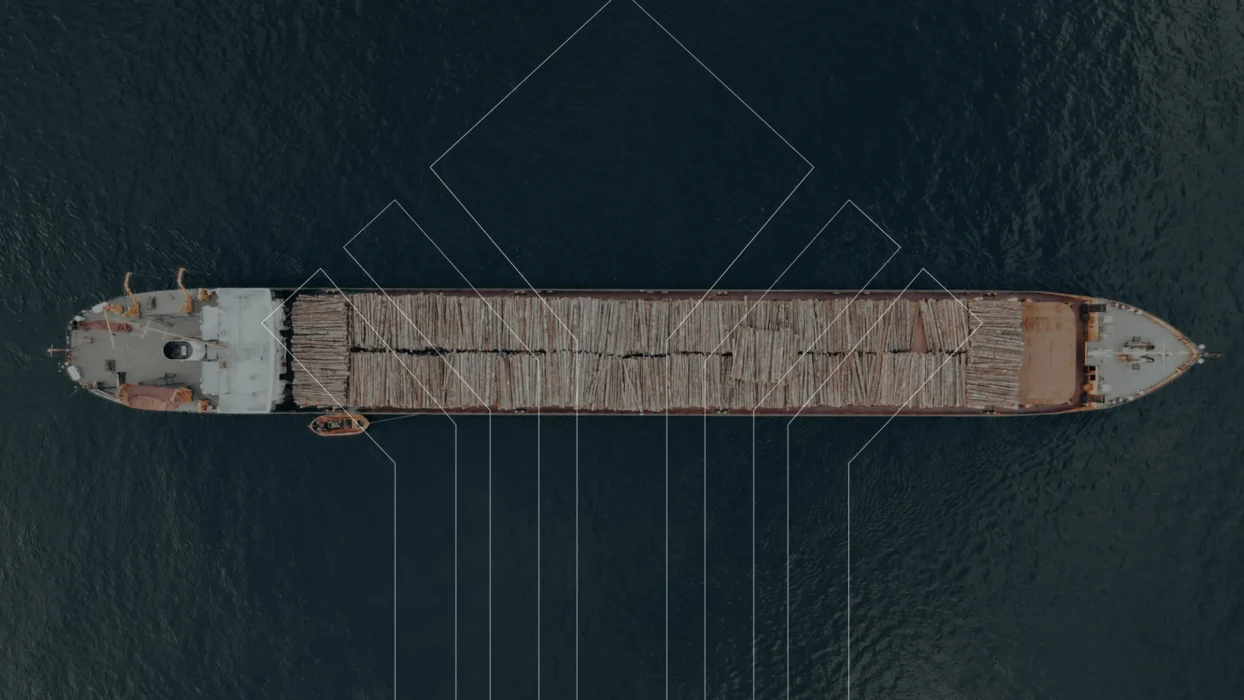 Price & Pierce Timber Shipping Boat