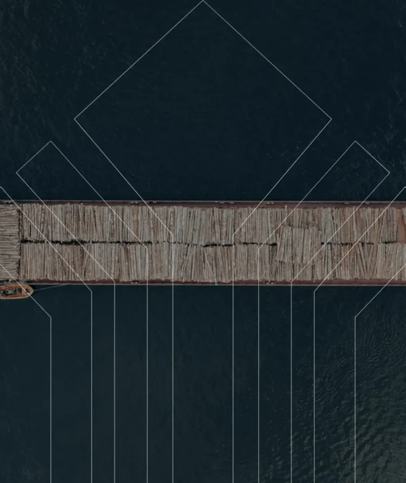 Price & Pierce Timber Shipping Boat