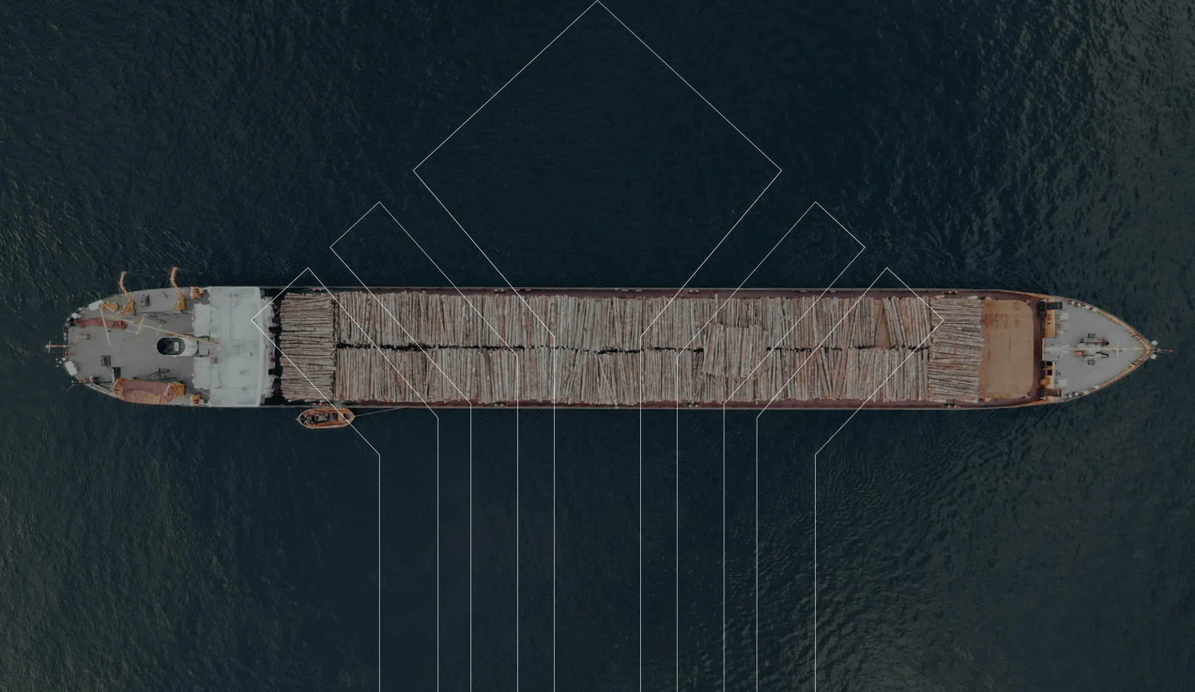 Price & Pierce Timber Shipping Boat