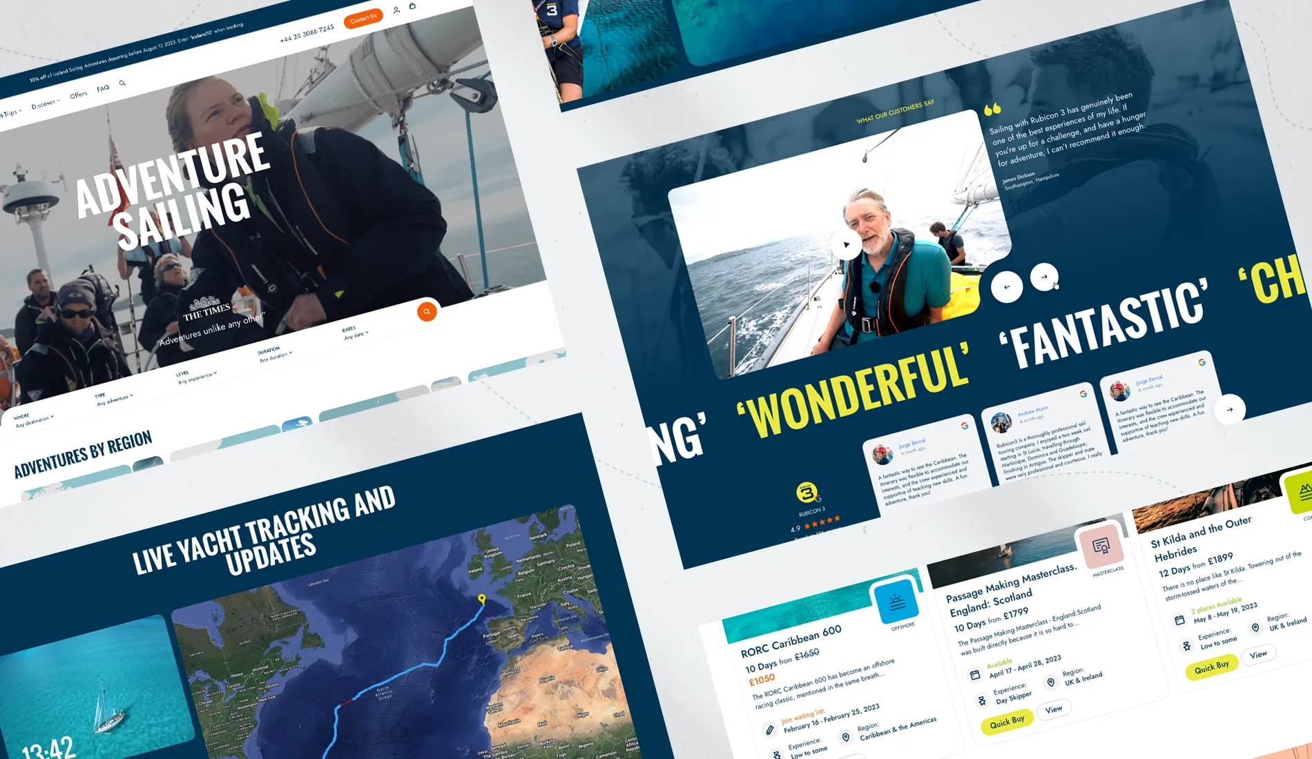 Rubicon 3 Adventure Website Design