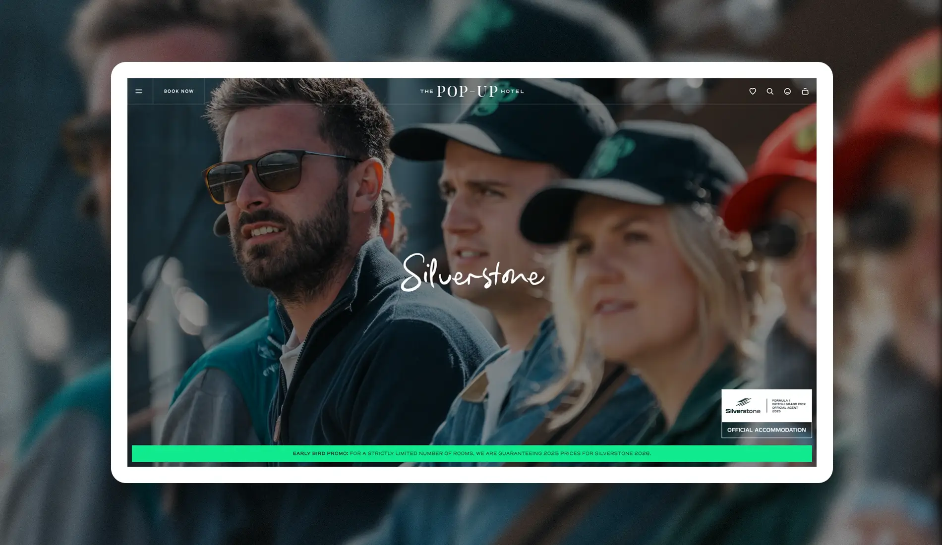 The Pop-Up Hotel Website