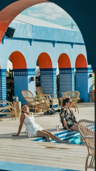 The Pop-Up Hotel swimming pool