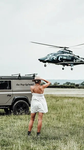 Helicopter landing